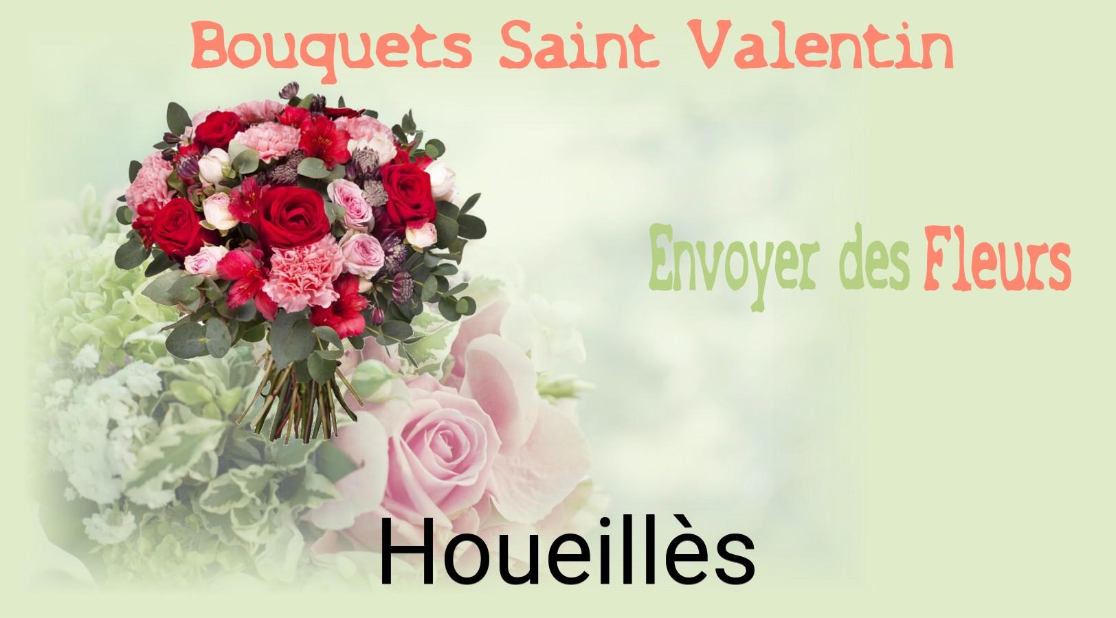 Roses de Saint-Valentin livrées à Houeillès
